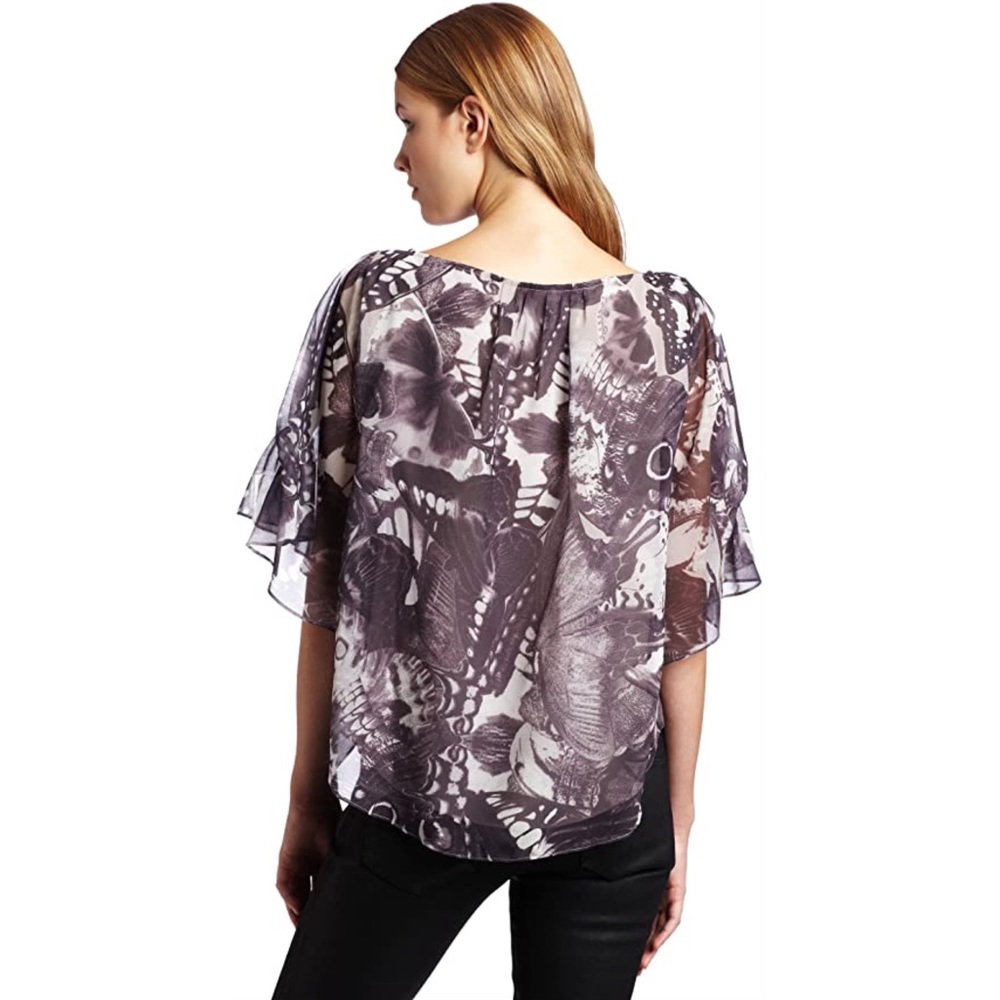 π¦ Ted Baker London, Capra Butterfly Batwing Ruffled Blouse - Picture 6 of 16
